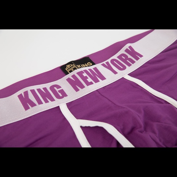 KING NEW YORK , TRUNK , bamboo fabric underwear.(PURPLE) - Picture 4 of 14